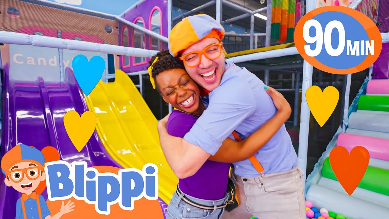 💘Valentines Day Blippi & Meekah | Blippi | NEW Superhero Cartoon for Kids | Moonbug Kids