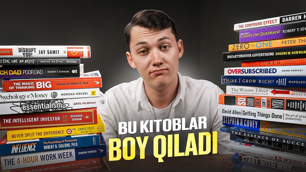 Bu Kitoblar sizni boy qilishi mumkin | Abror Mashrabov