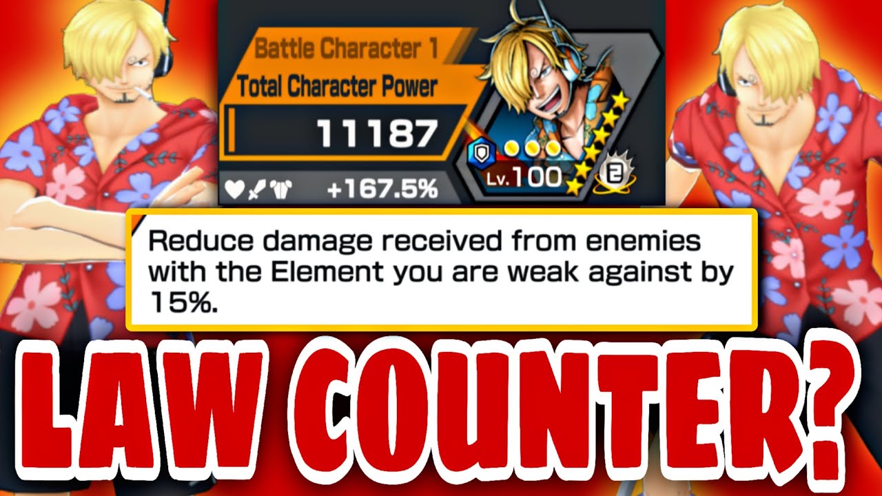 DOES E. SANJI REALLY COUNTER EX LAW? 🤔 | ONE PIECE BOUNTY RUSH | 6⭐ Egghead Sanji