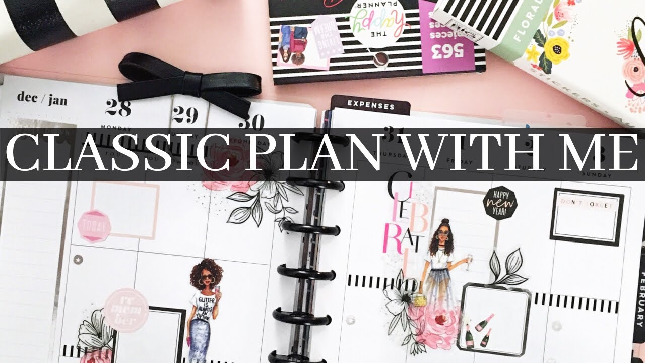 PLAN WITH ME | CLASSIC Happy Planner | Rongrong 2021 New Year | December 28, 2020 -Jan 3, 2021