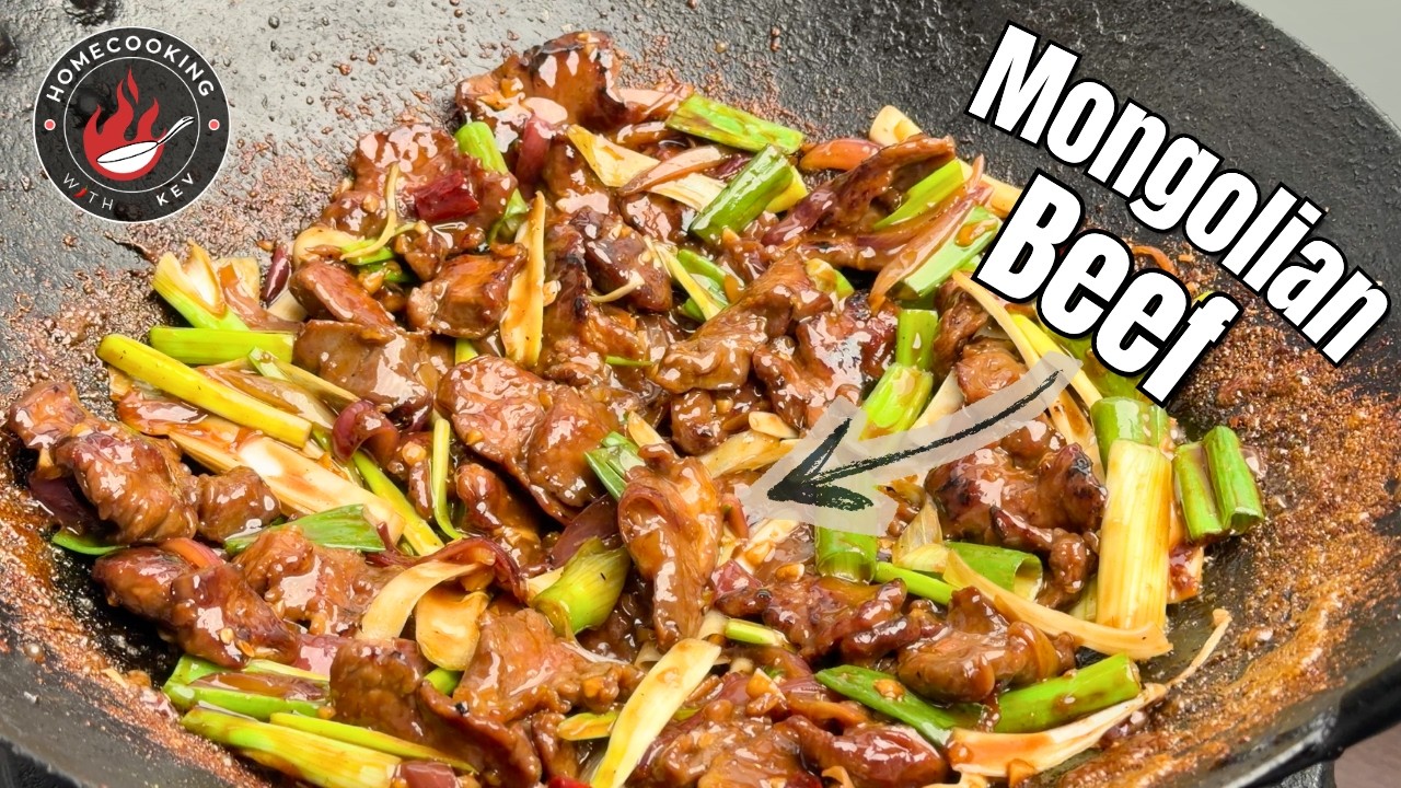 Easy Mongolian Beef Recipe 🥩🔥 | Tender Wok-Fried Beef at Home