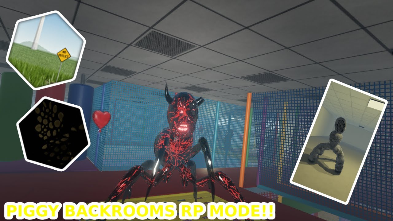 THE PIGGY: BACKROOMS RP MODE!!