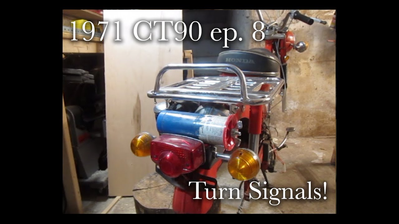 1971 CT90 ep. 8: Putting Turn Signals on my CT90!