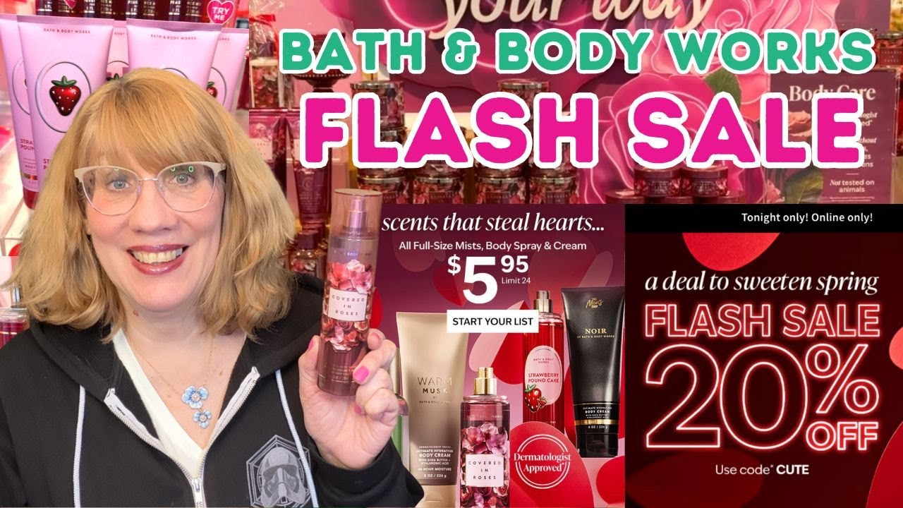 Bath & Body Works Flash Sale - 20% Off Best Deals!
