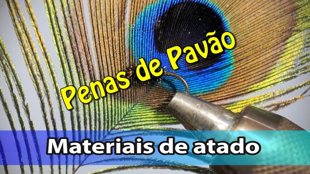Atando com penas de pavão - Técnicas básicas