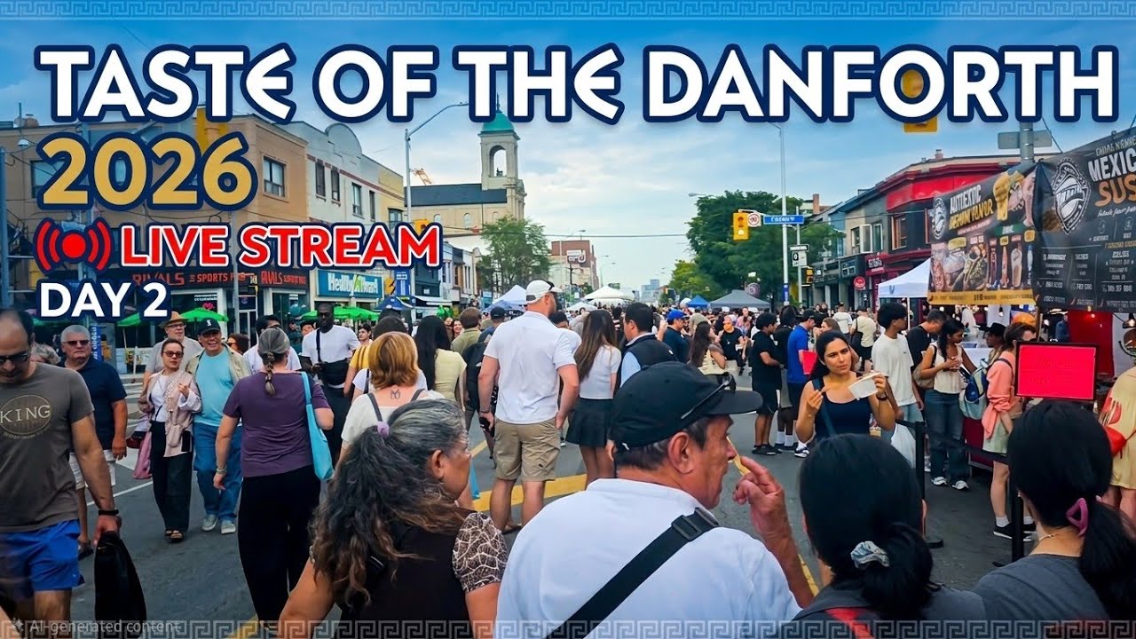 Прямая трансляция с фестиваля Taste of the Danforth &mdash; день 2 | Уличная еда, живая музыка и атмосф...