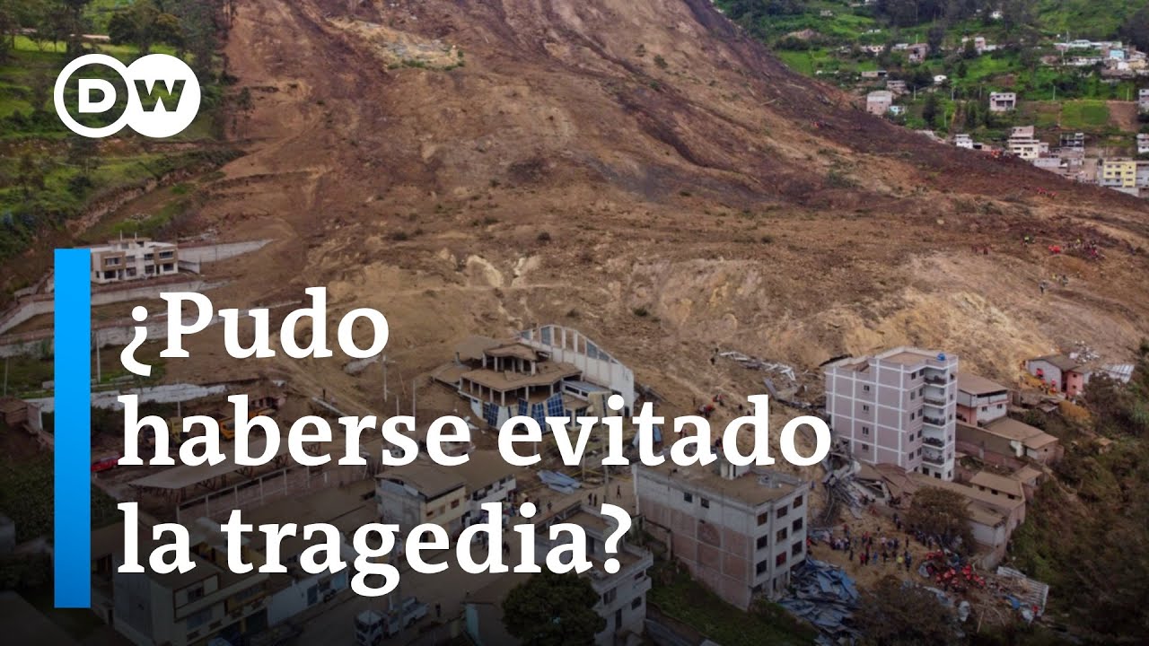 Todavía hay decenas de personas atrapadas por el alud en Ecuador