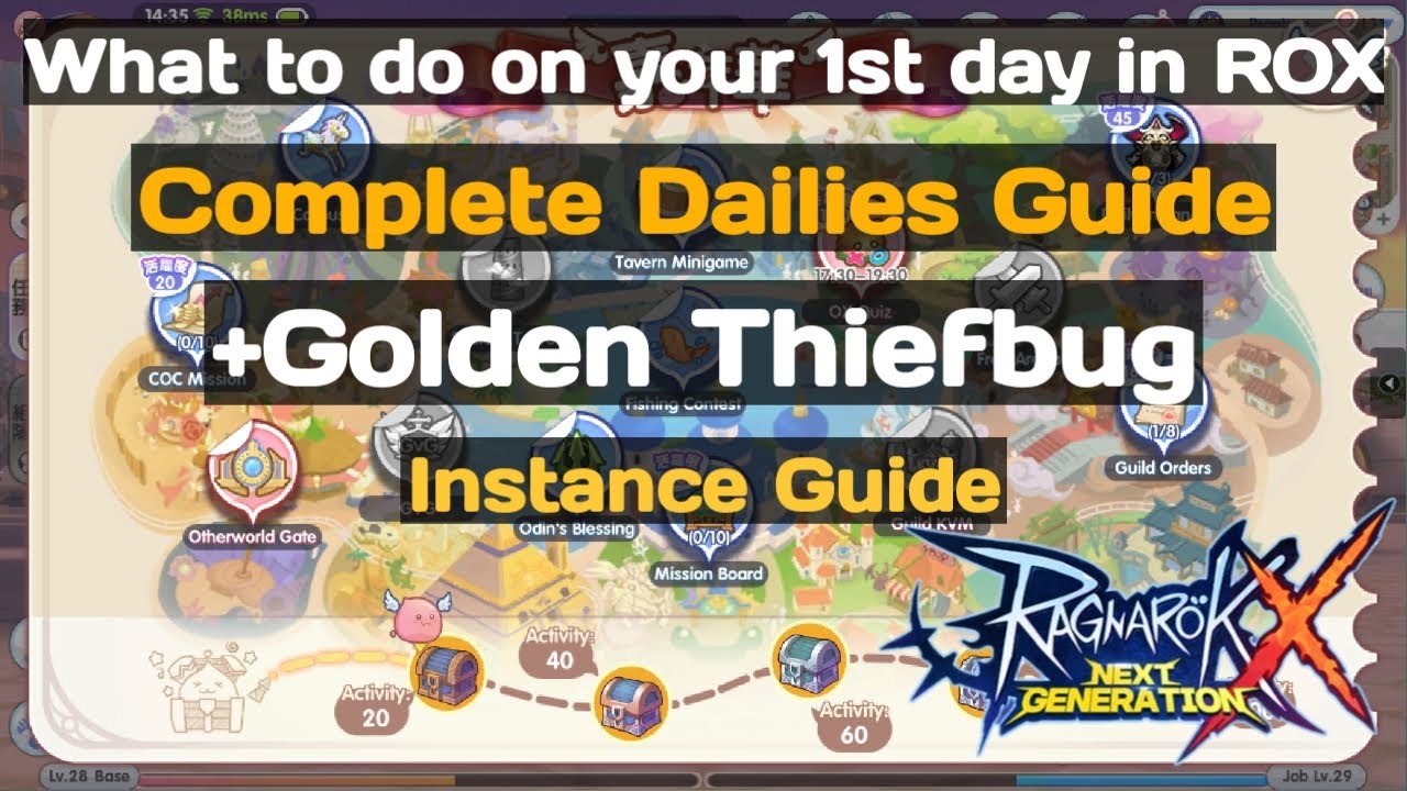 Ragnarok X Next Generation Dailies (Tagalog Guide)