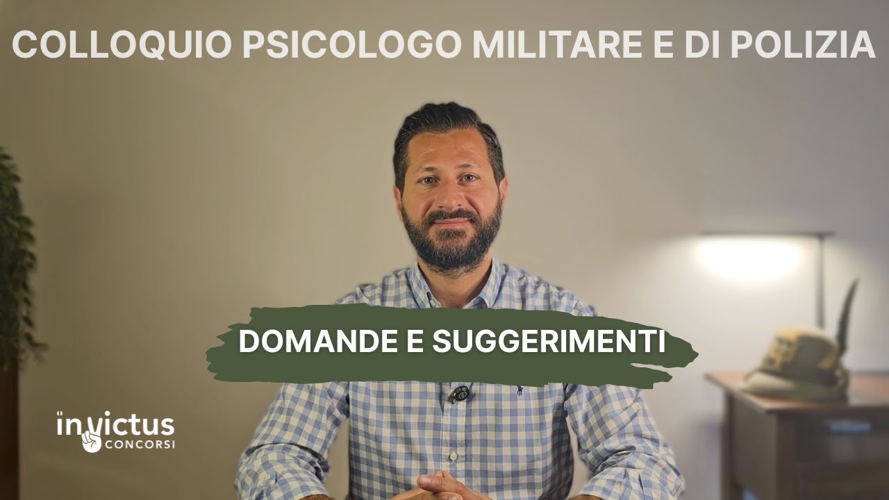 🚀 La Verità sulle Domande dello Psicologo nei Concorsi Militari e di Polizia! 👮‍♂️🇮🇹