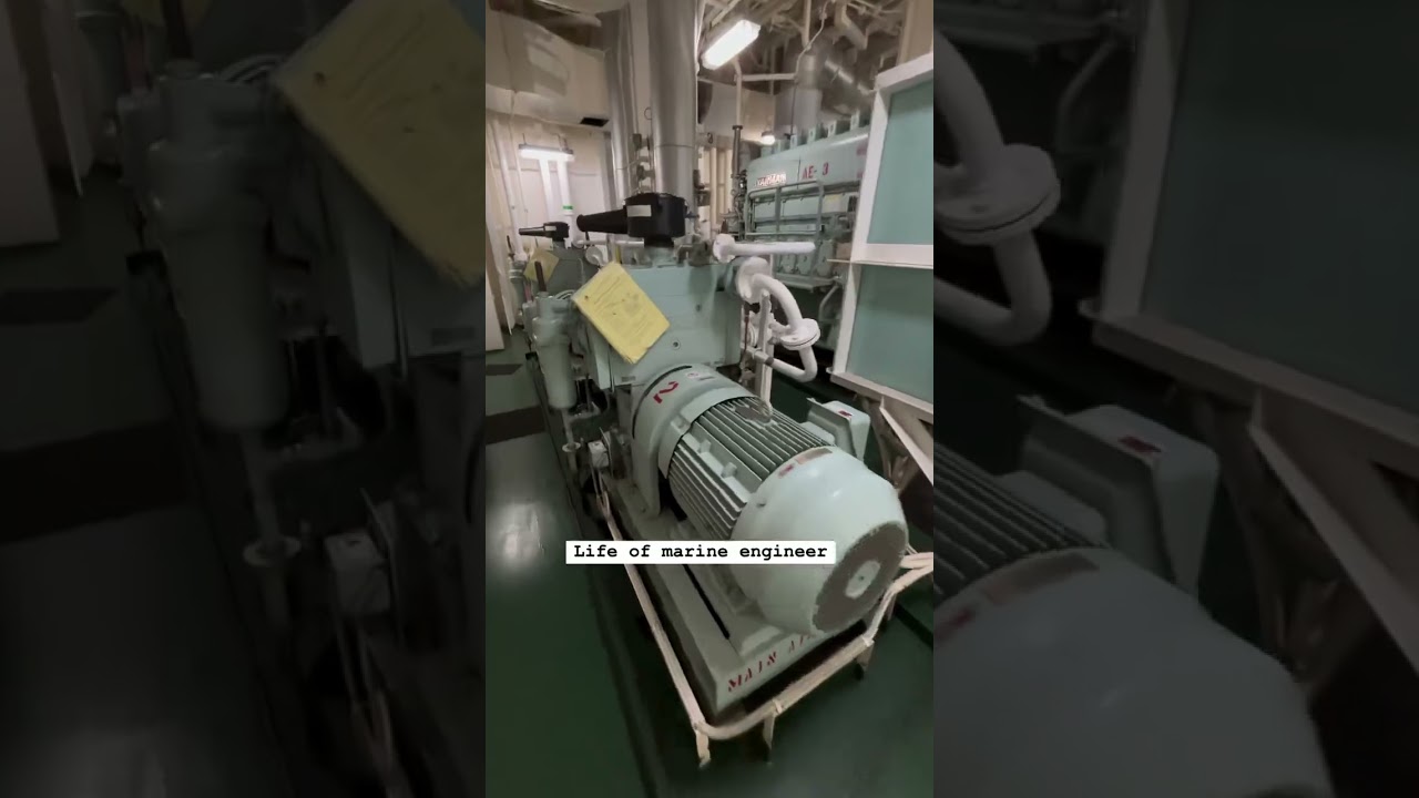 Life of a marine engineer #sealife #merchantnavy #mariner #marinerlife #engineer #machine #trending