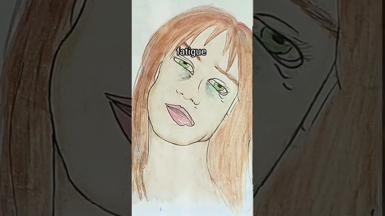 I paint my invisible symptoms to raise awareness of 