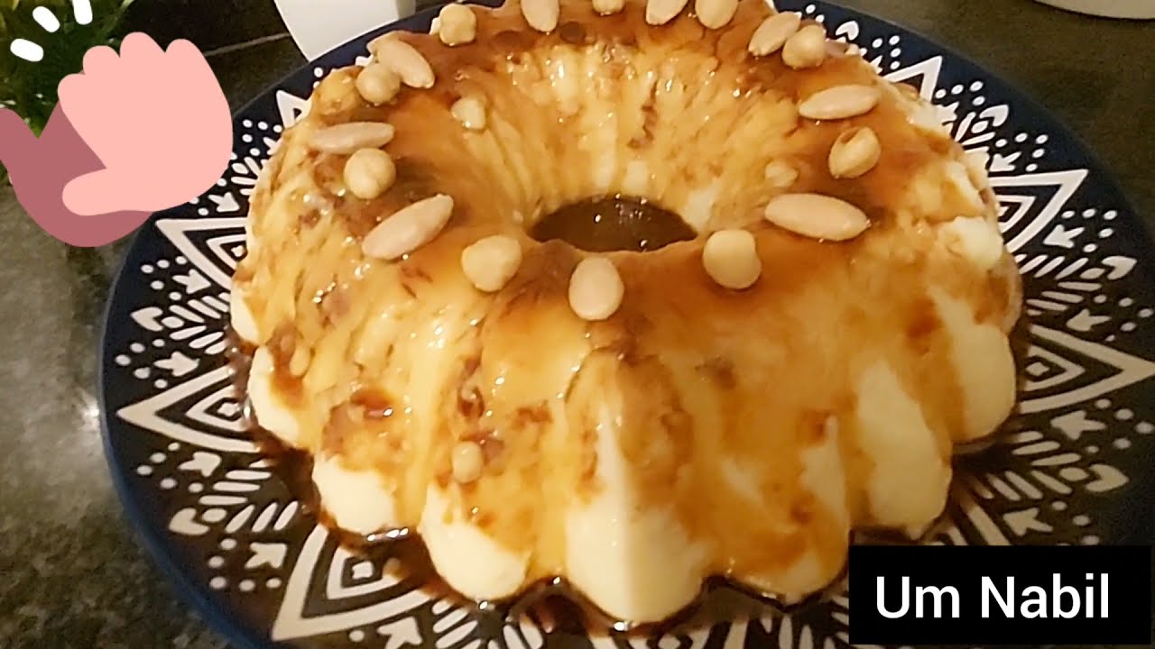 فلان بالكراميل و باللوز Flan bel caramel y almendras 🍮🍮😋👍