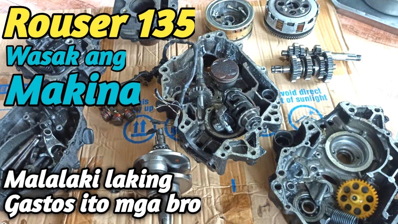 Rouser 135 ,Grabi ang nangyari dito ,Literal na wasak ang makina / Paano ba ito nangyari ?