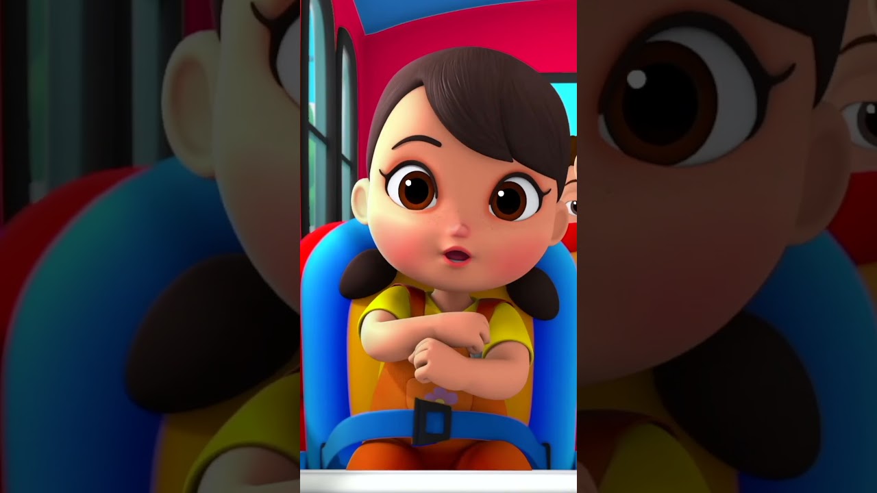 Avtobusda g'ildiraklar Bolalar Qo'shiq #shorts #kids #wheelsonbus #fun #music