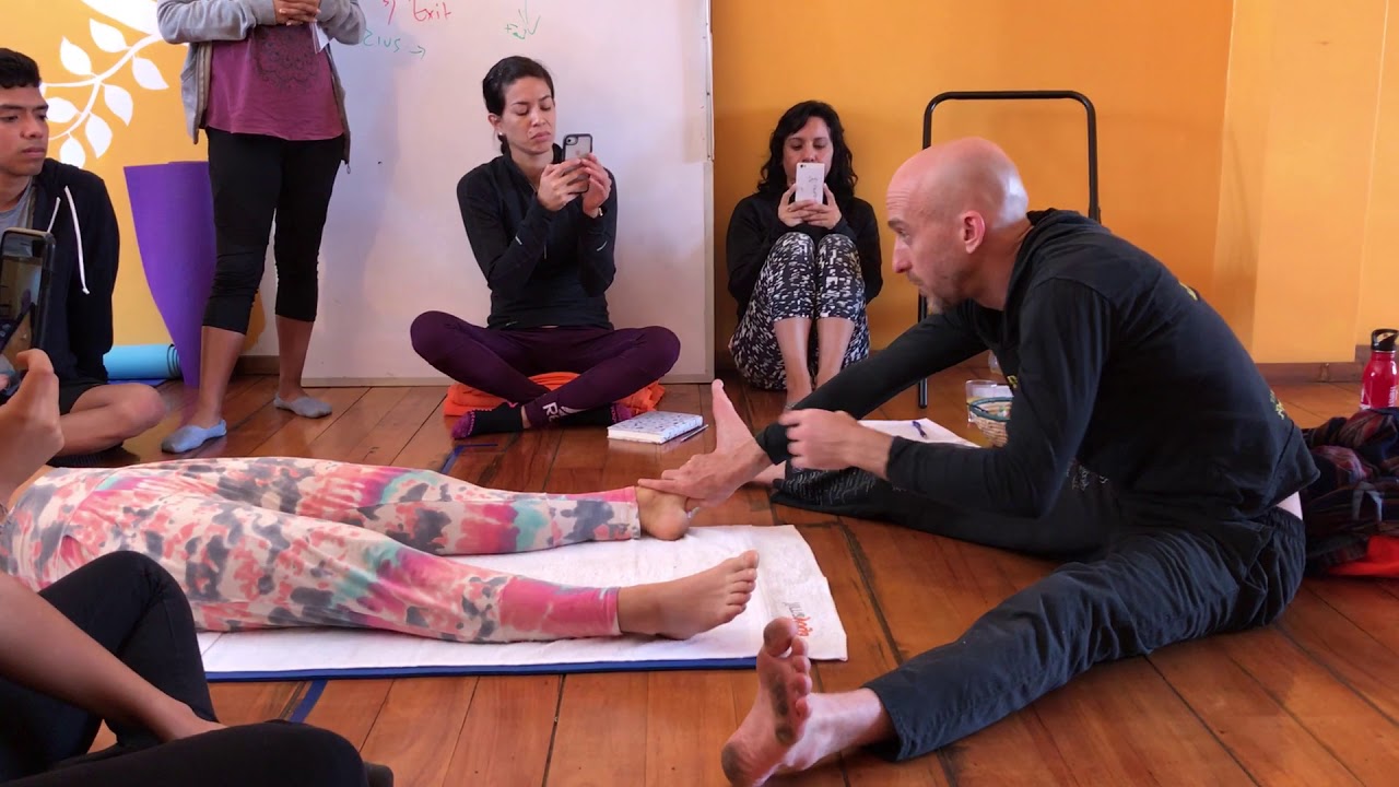 How to Give a Great Foot Massage in Yoga Class.  Yoga Teacher Training Lecture with Fred Busch