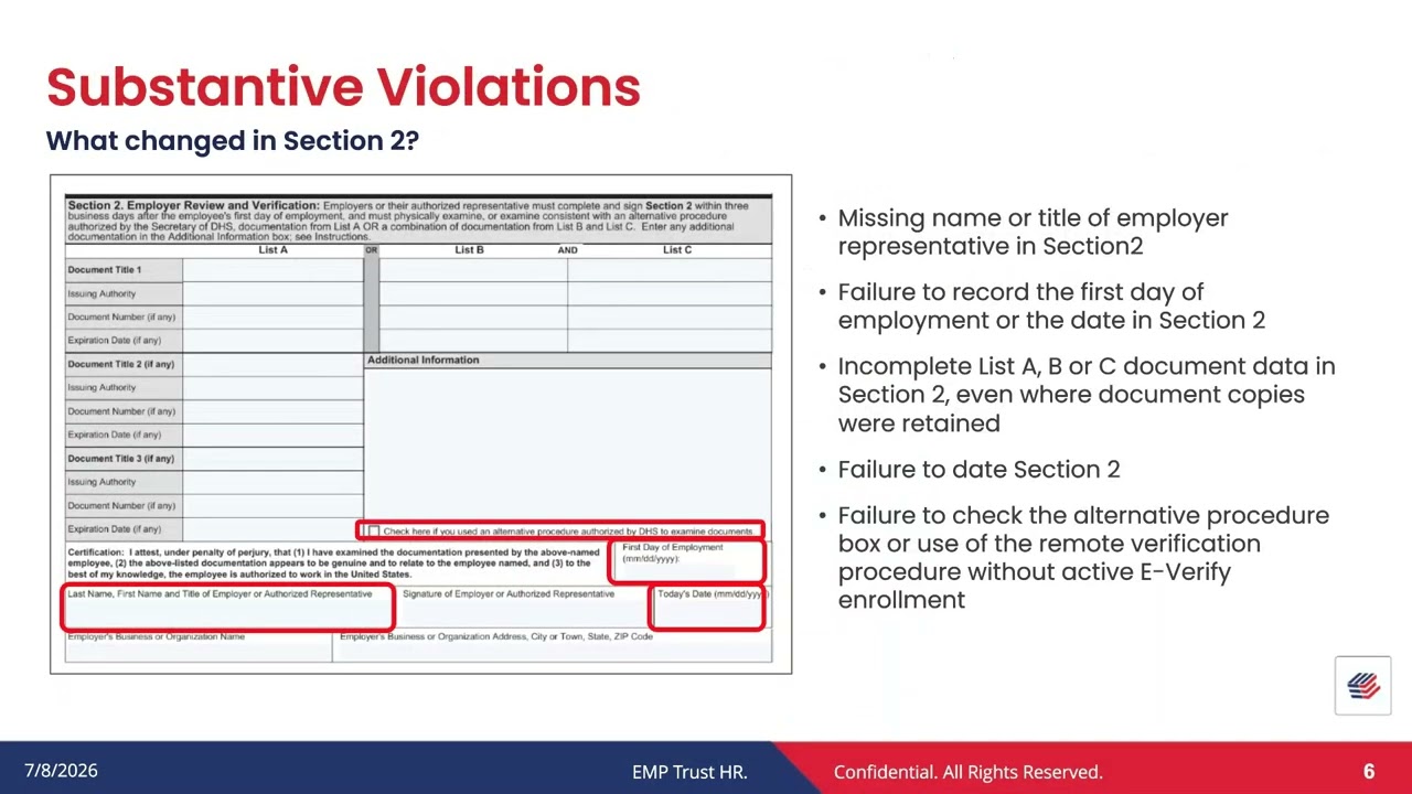 Form I-9 Updates for 2026: Avoid ICE Fines, Penalties, Immigration Violations & HR Compliance Risks