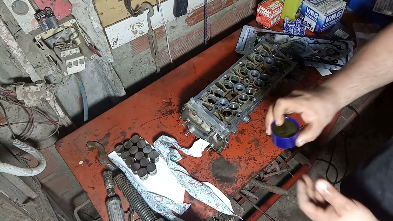palio 1.3 fire 16 v cambio de junta tapa cilindro