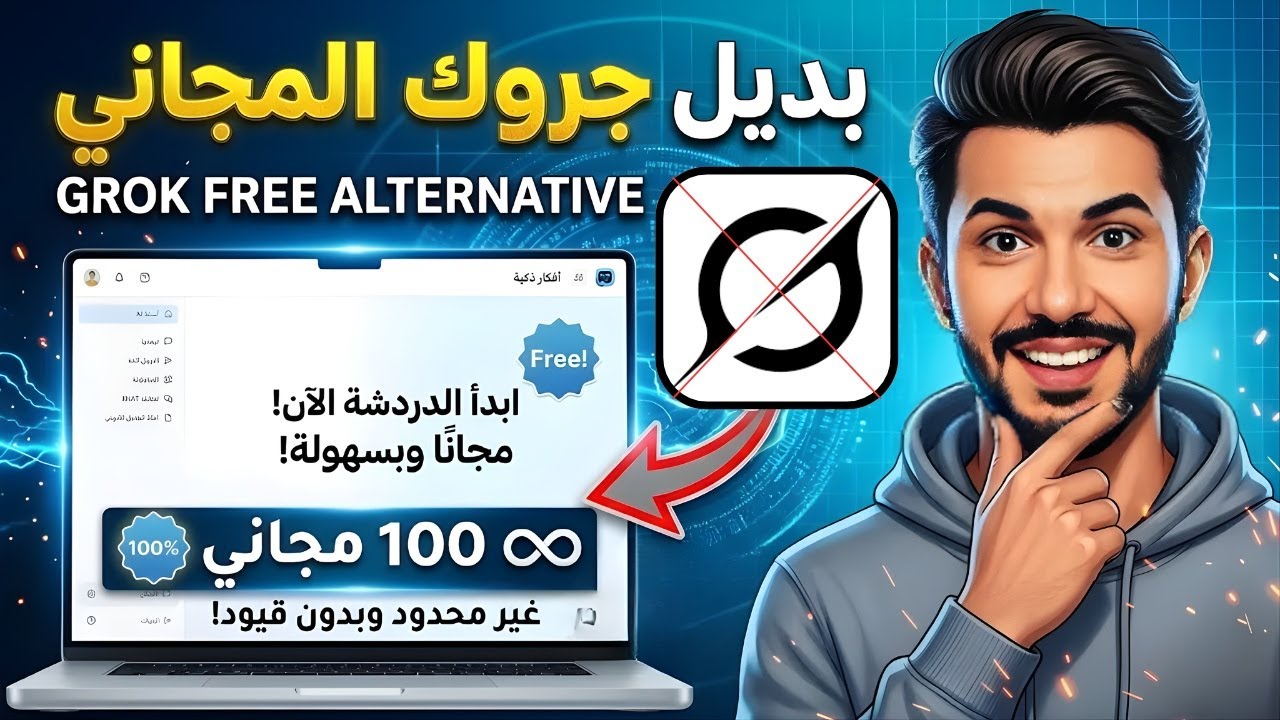 بديل Grok المجاني 100% بدون اشتراك! اصنع فيديوهات وصور AI بلا حدود