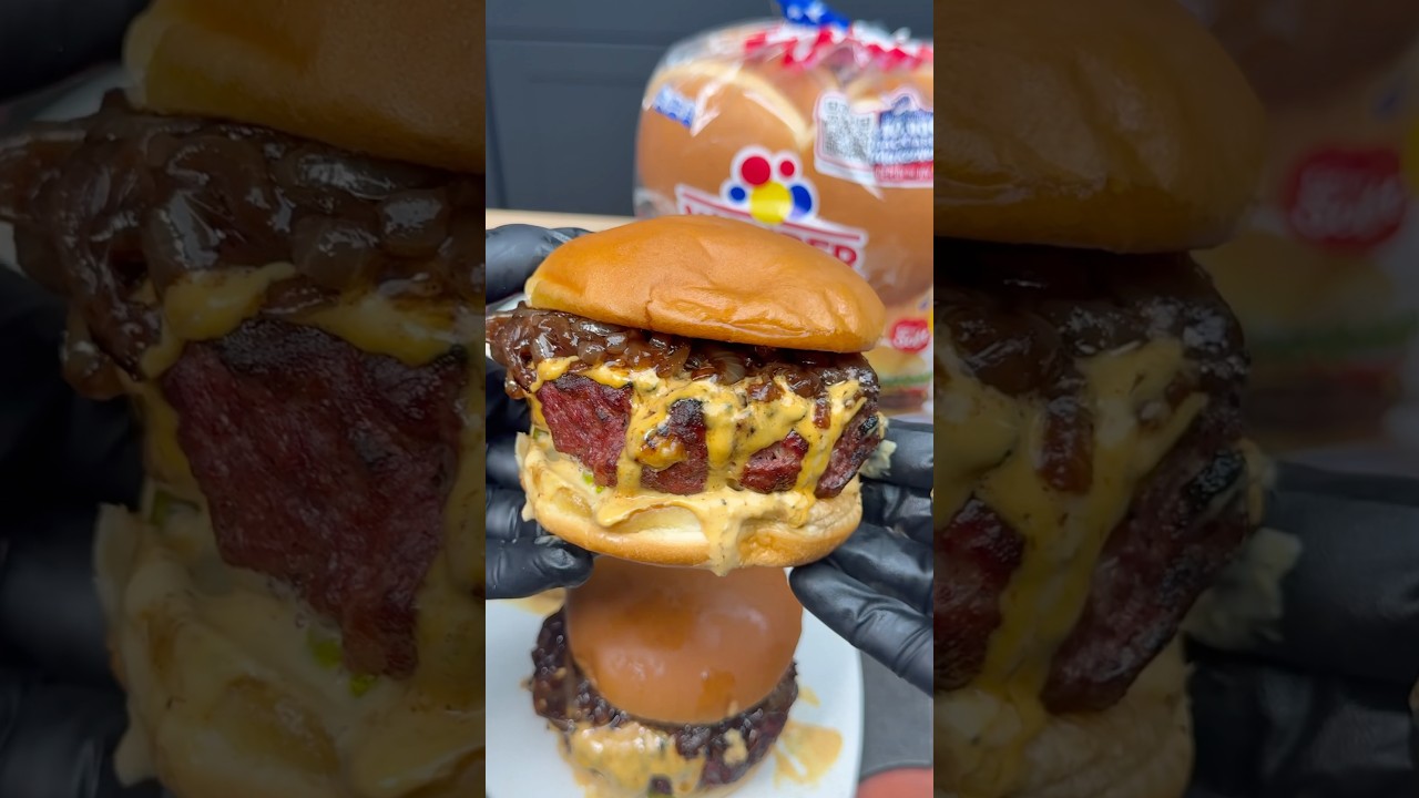 Blue Cheese N Bacon Smoked Burgers