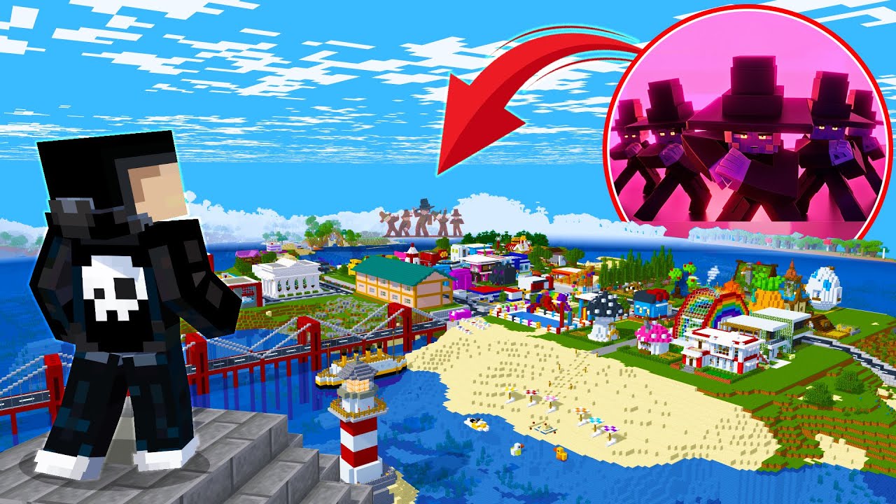 We Found GIANT DEMON SAJA BOYS in Minecraft!