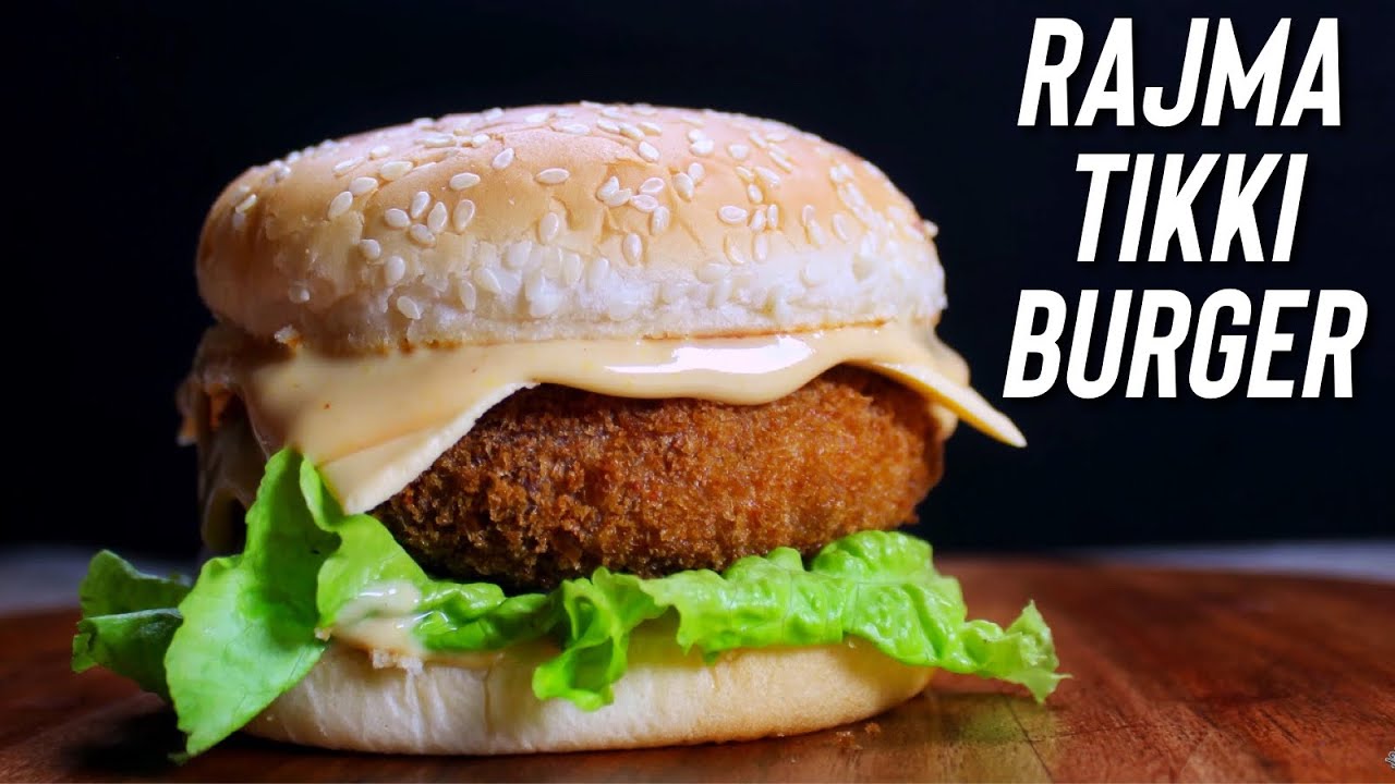 Beans(Rajma) Patty Burger | राजमा टिक्की बर्ग​र | Jab's Cooking