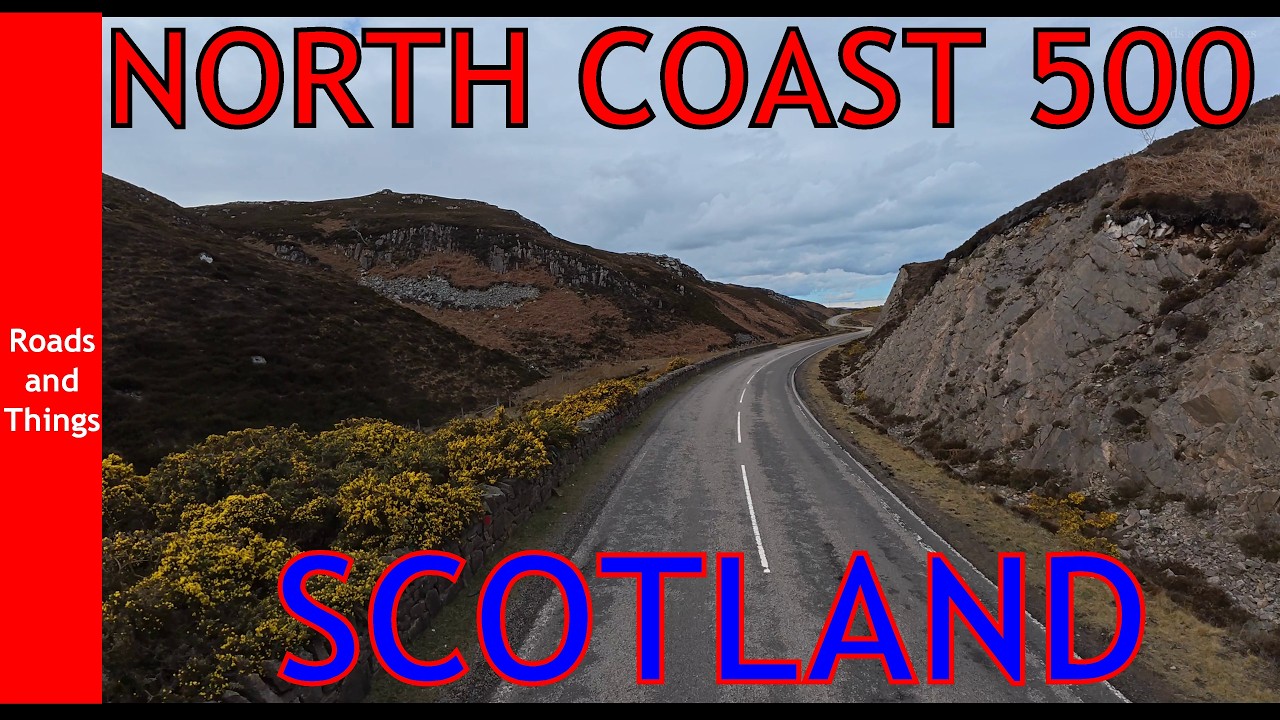 A836 Thurso to Bettyhill, Highland, Scotland, UK. Part Of The Tourist NC500 Route.