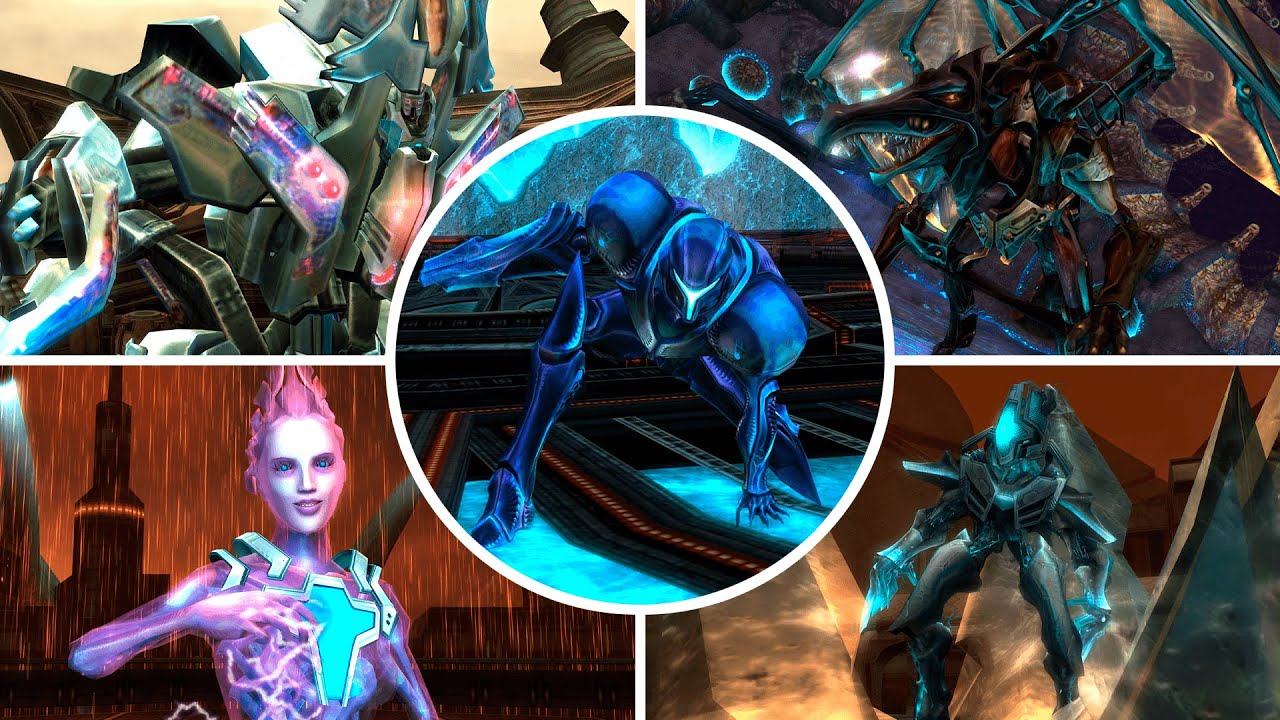 Metroid Prime 3: Corruption - All Bosses (No Boss Damage/Hitless)