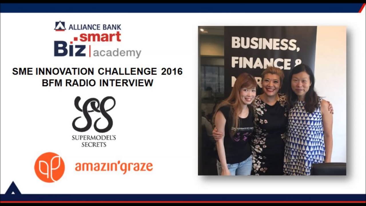 AMAZIN' GRAZE & SUPERMODEL'S SECRETS | Alliance Bank BizSmart Challenge 2016 | BFM Radio Interview