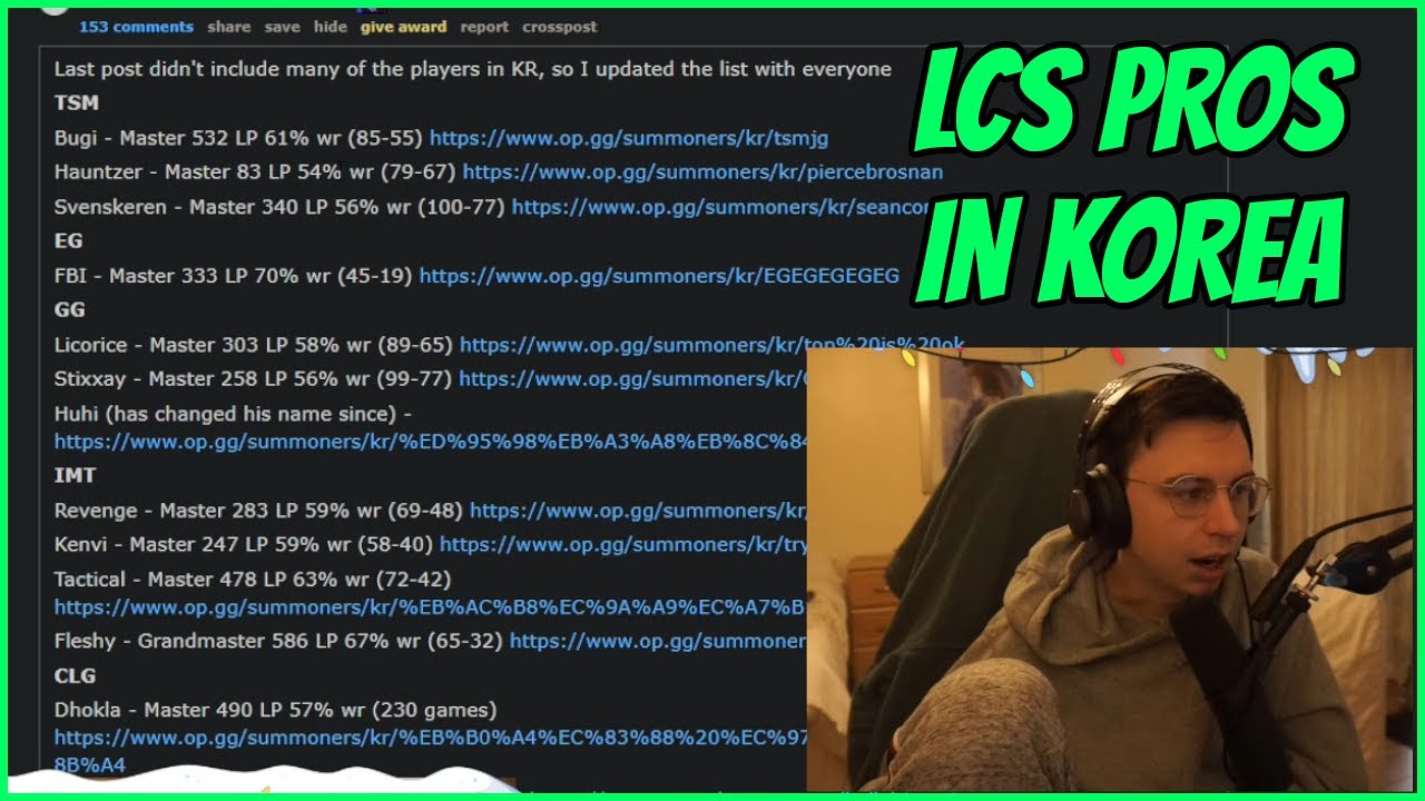 How Are The LCS Pros Doing In KOREA?