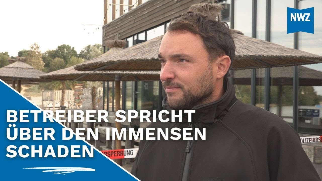 Feuer zerstört Herzstück vom Beachclub Nethen
