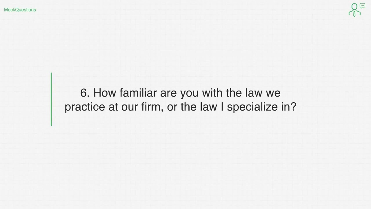 Top legal assistant interview questions 1080p