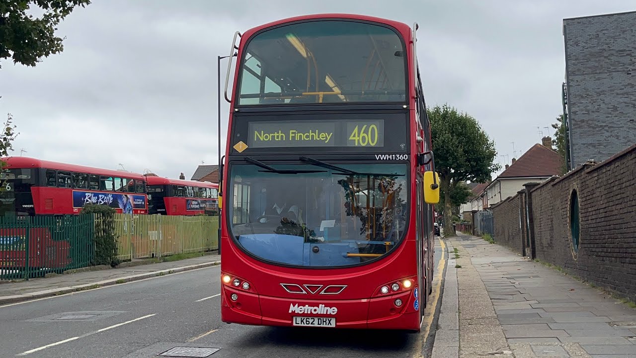 FRV. Metroline Route 460. Willesden Bus Garage - North Finchley. Gemini 2 B5LH VWH1360 (LK62 DHX)