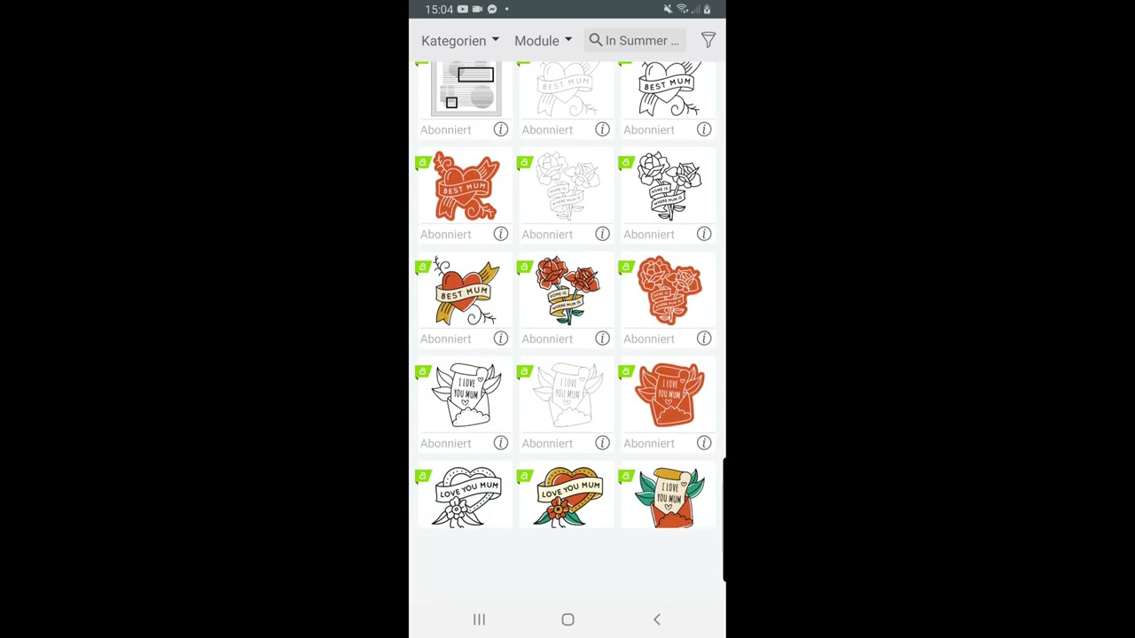 Cricut Design Space - HandyApp (Deutsch)
