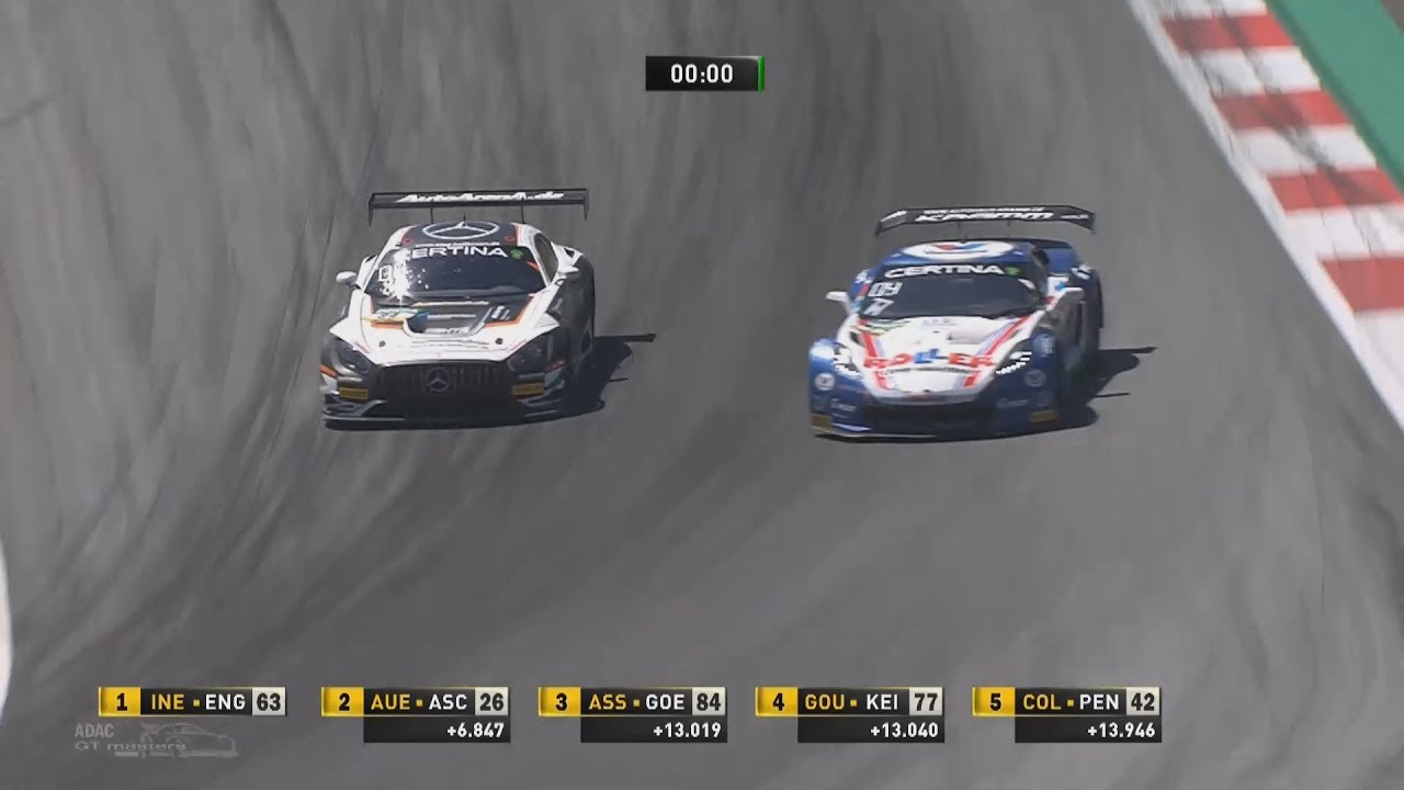 ADAC GT Masters 2017. Race 2 Red Bull Ring. Battle for 3rd Place