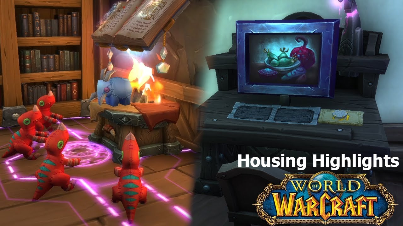 HOUSING GAMING SETUP - WoW Housing HIGHLIGHTS | World of Warcraft