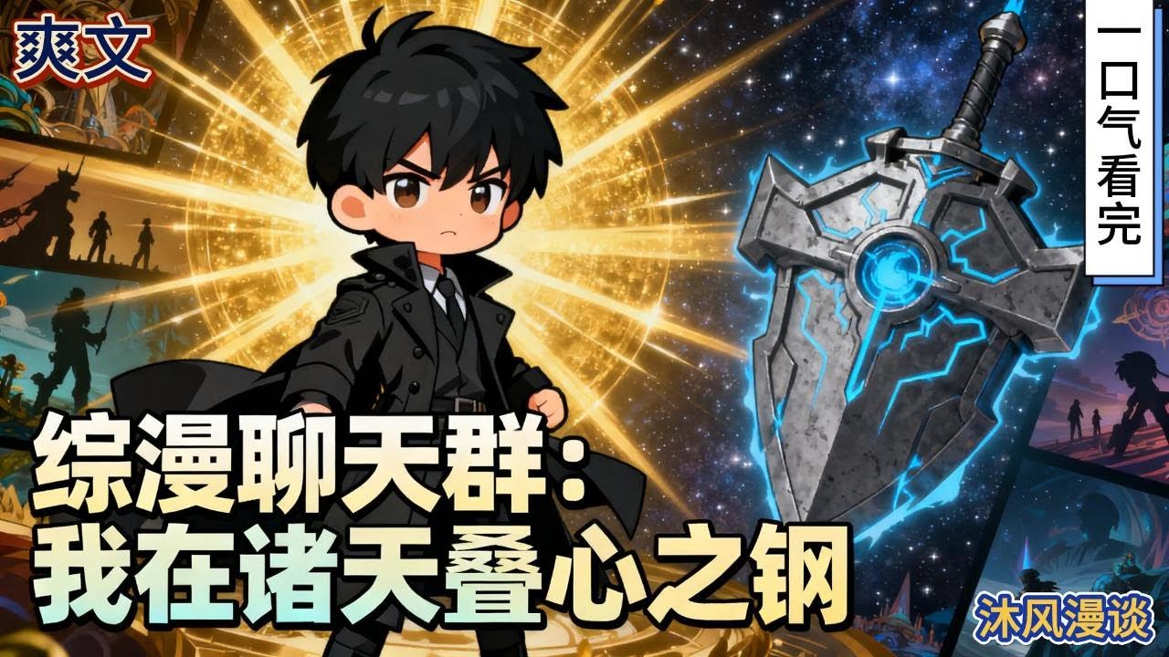 完结《综漫聊天群：我在诸天叠心之钢》这是什么，丧尸？钢一下！这是什么，恶鬼？钢一下！这是什么，死侍？钢一下！龙王、恶魔、妖怪、怪兽、神明……動漫 #穿越#有声漫画#爽文#玄幻 #无敌