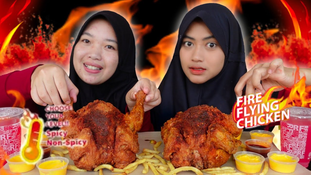 BARENG IJEM LAGI‼️🤤 MUKBANG RICHEESE FLYING CHICKEN LEVEL 5 | MUKBANG INDONESIA