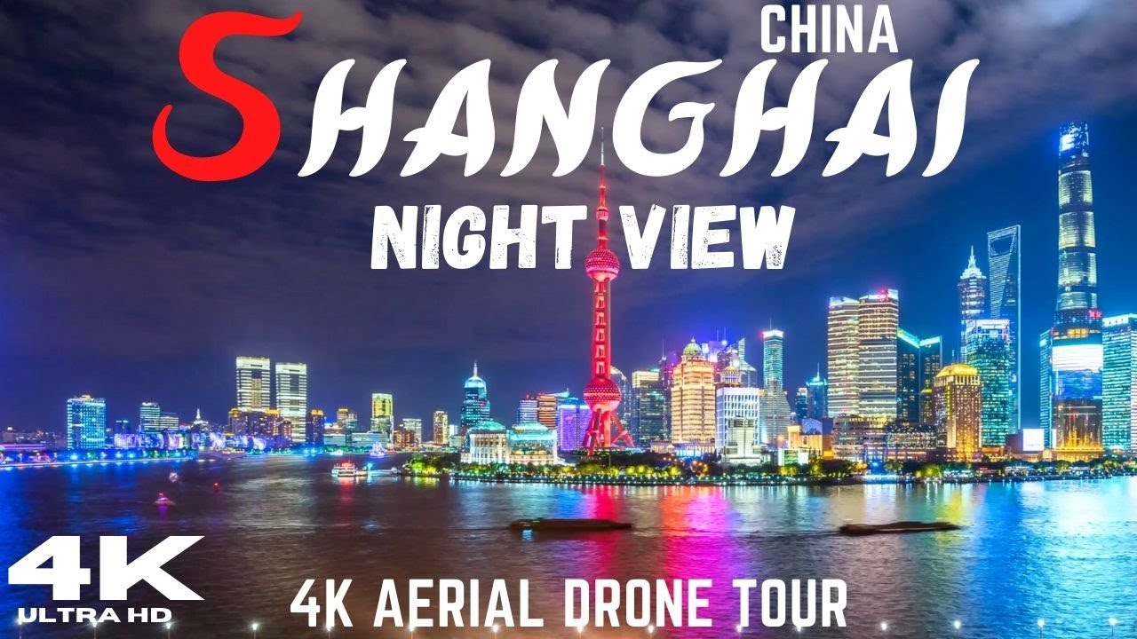 SHANGHAI China 🇨🇳 4k UHD Night View | Smart City