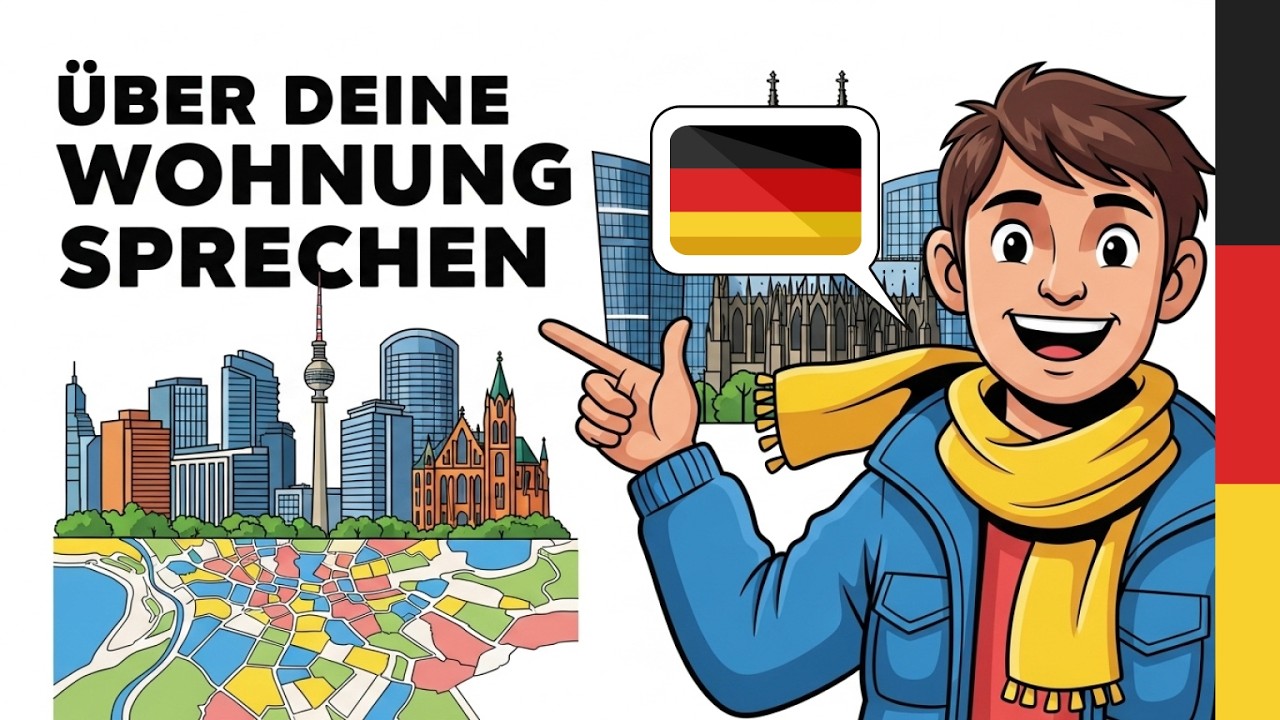 Deutsch lernen: &Uuml;ber den Wohnort sprechen | Deutsch A2-B1-B2 Podcast