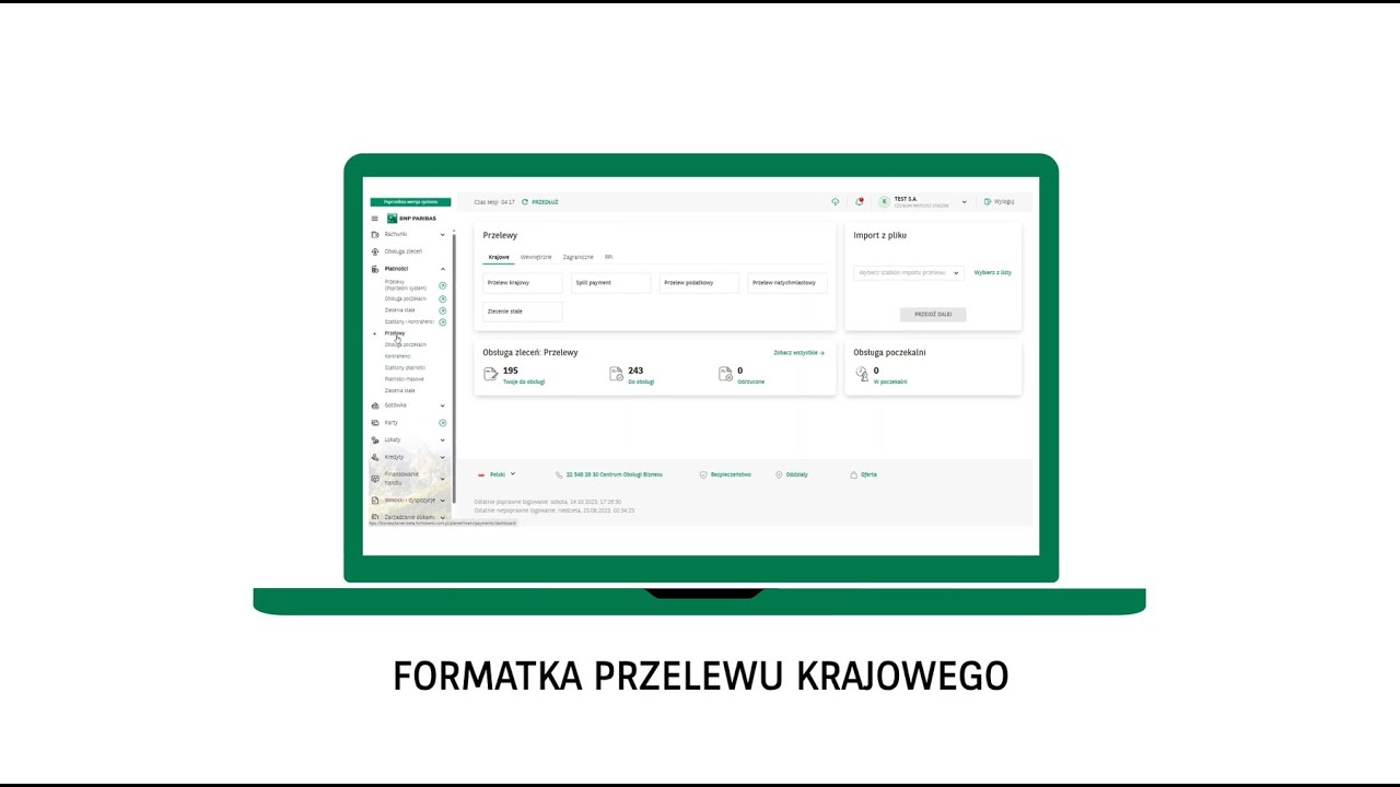 GOonline BIZNES nowy moduł PŁATNOŚCI: Multiformatka i Przelew ZUS/ KRUS