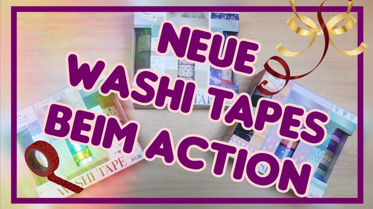 Tolle Washi Tapes🥰Aber was soll der Mist, Action? 😵✨