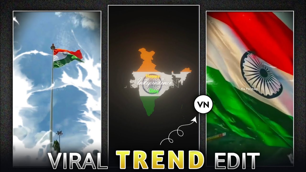 15 August Video Editing VN App | Independence Day Video Editing