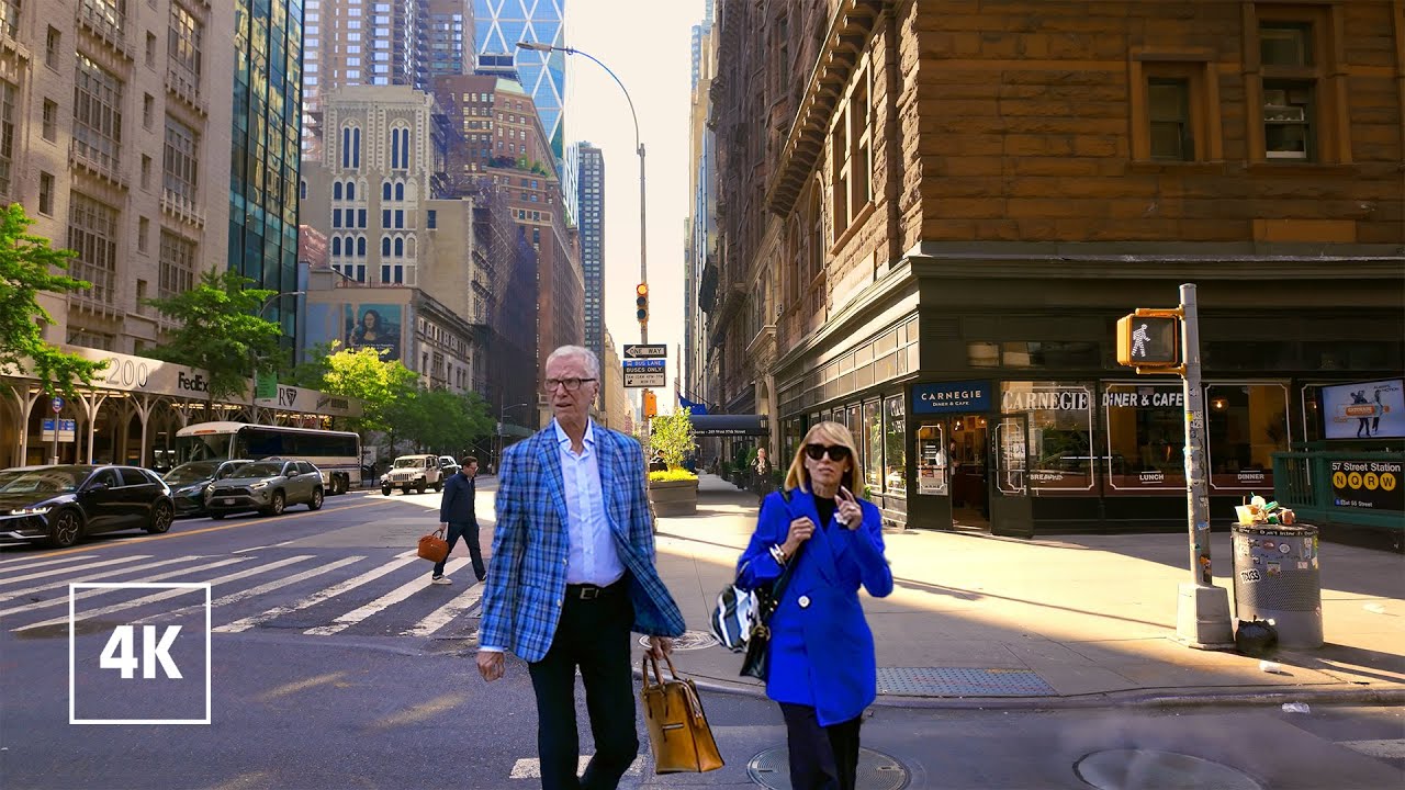 NYC Billionaires Row in MIDTOWN Manhattan - 57th street