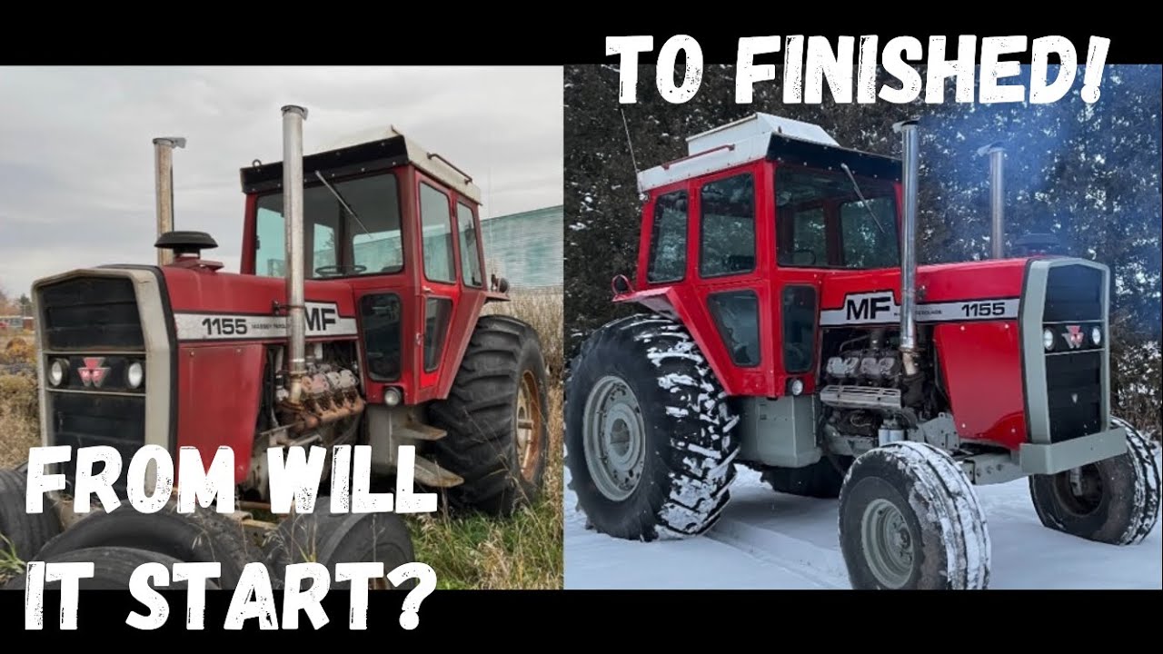 Will it start?  To FINISHED!  The Massey Ferguson 1155 Story