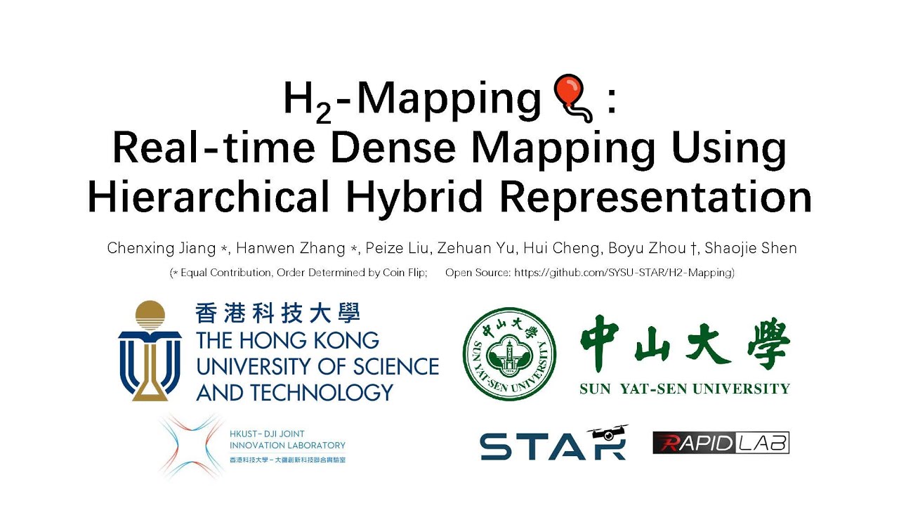 H2-mapping: real-time dense mapping using hierarchical hybrid representation