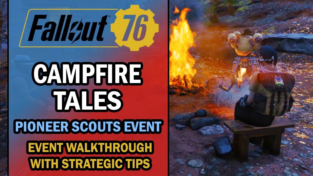 Fallout 76 — Прохождение события — Истории у костра со стратегическими советами — Событие «Пионер...