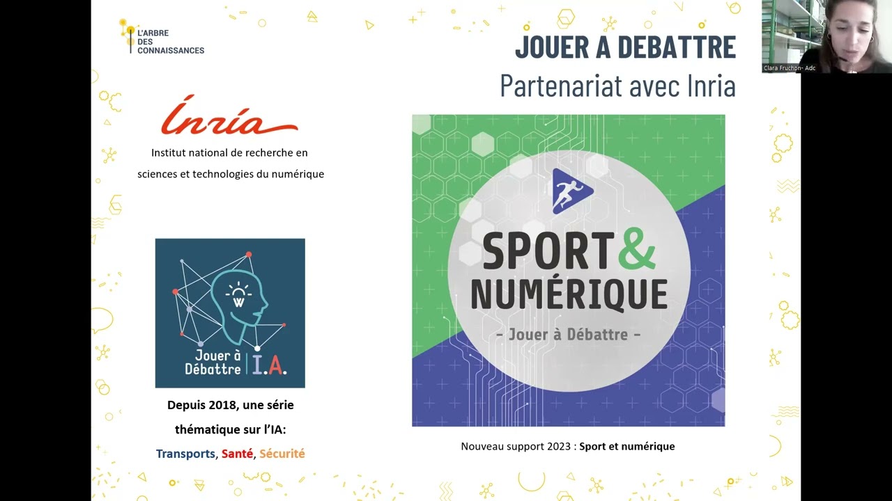 Jouer à Débattre Sport et numérique / Webinaire de présentation