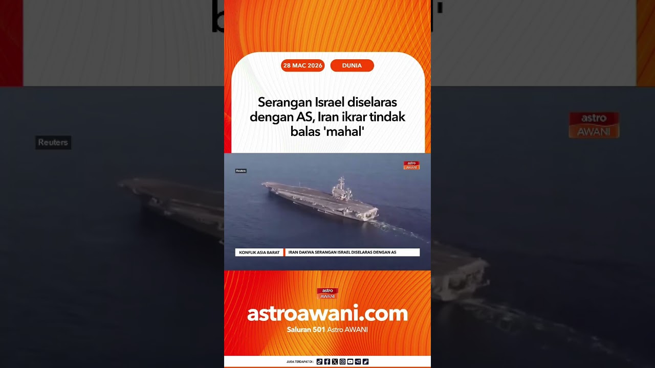Serangan Israel diselaras dengan AS, Iran ikrar tindak balas 'mahal'