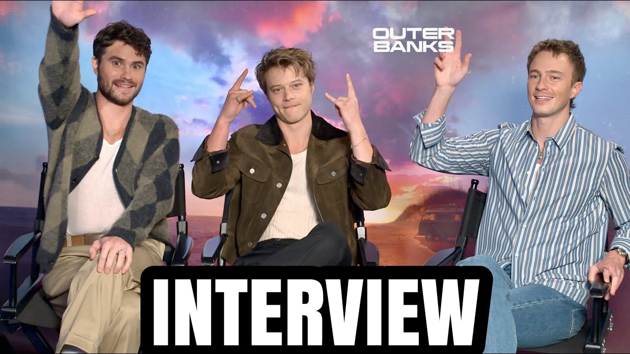 Interview: Chase Stokes, Rudy Pankow and Drew Starkey talk OUTER BANKS - SEASON 4
