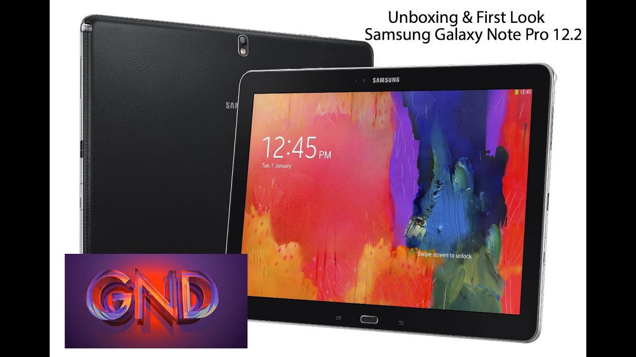 Unboxing and First Look Note Pro 12.2 (Black 32GB WIFI)